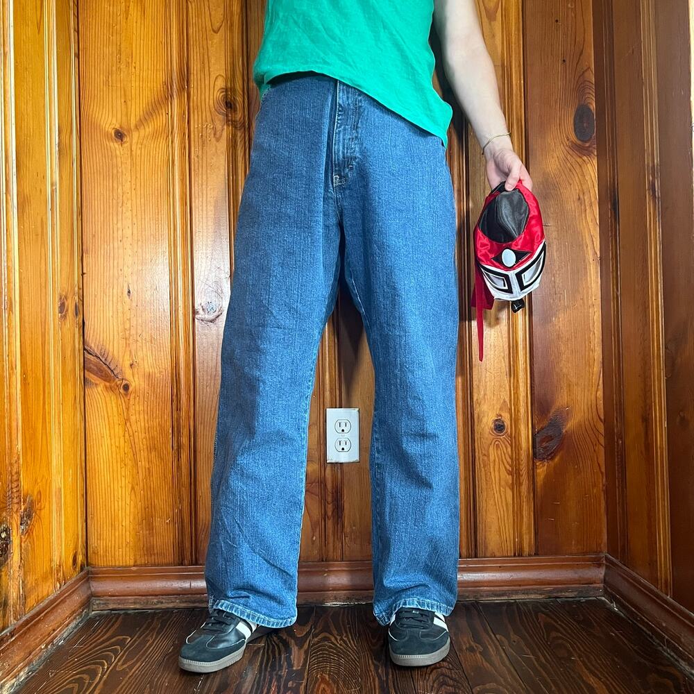 Dickies 42x30 Y2K Carpenter Jeans Blue Relaxed